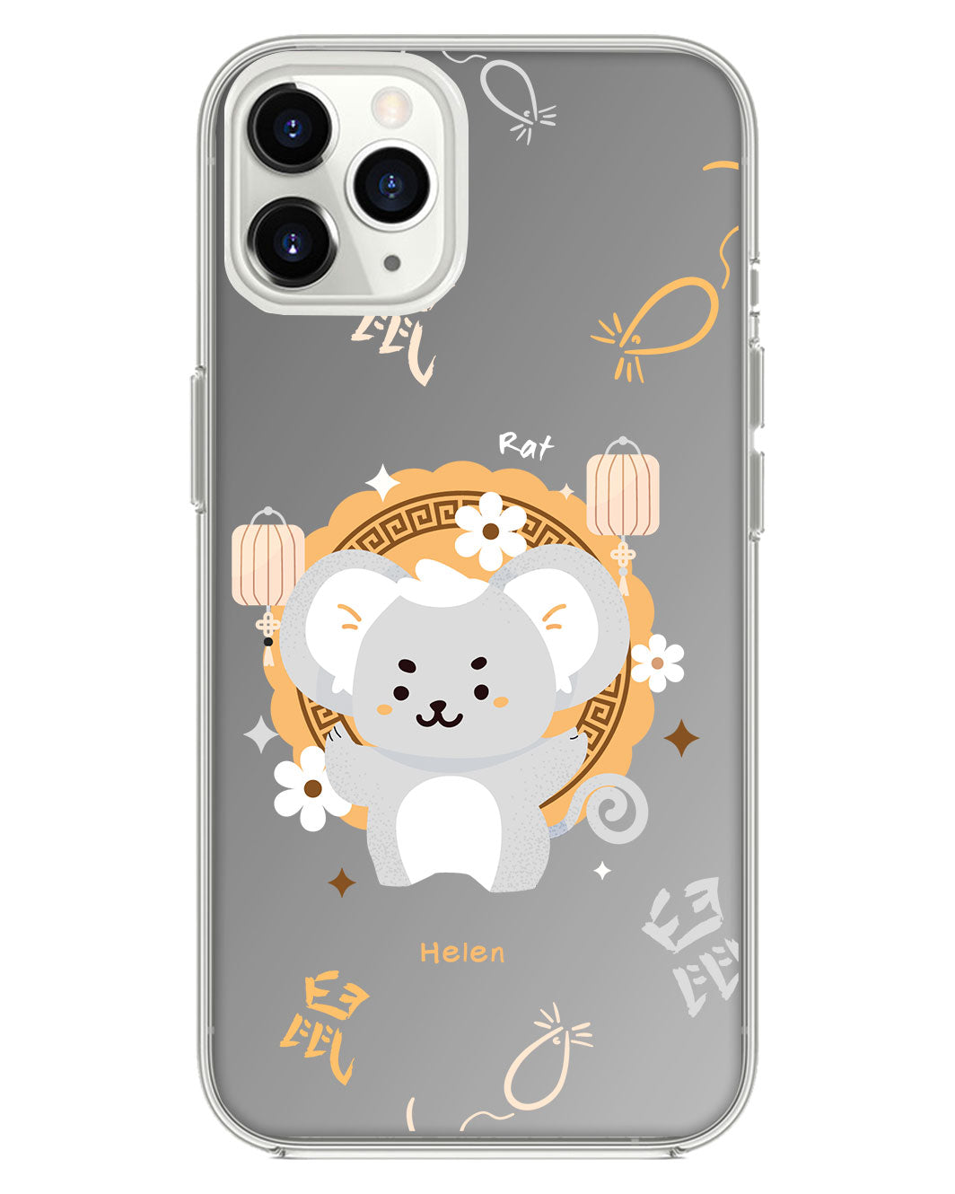 iPhone Mirror Grip - หนู (นักษัตรจีน / ชิโอ)