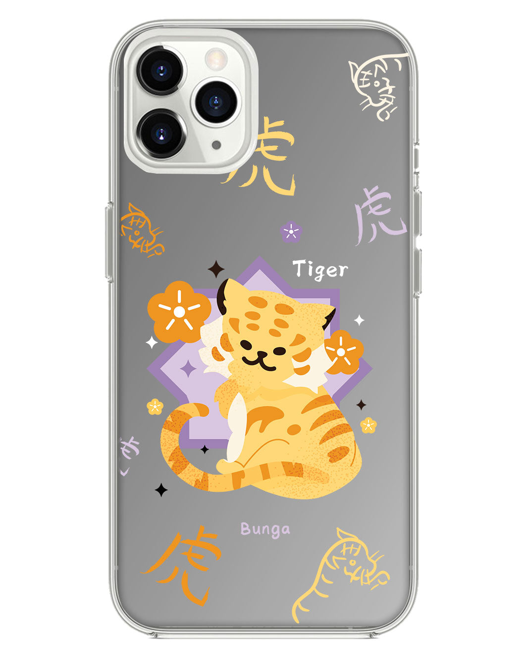 iPhone Mirror Grip - เสือ (นักษัตรจีน / ชิโอ)