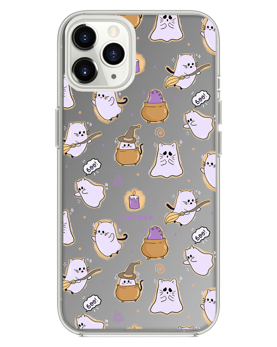 iPhone Mirror Grip - แมวจอมสยอง