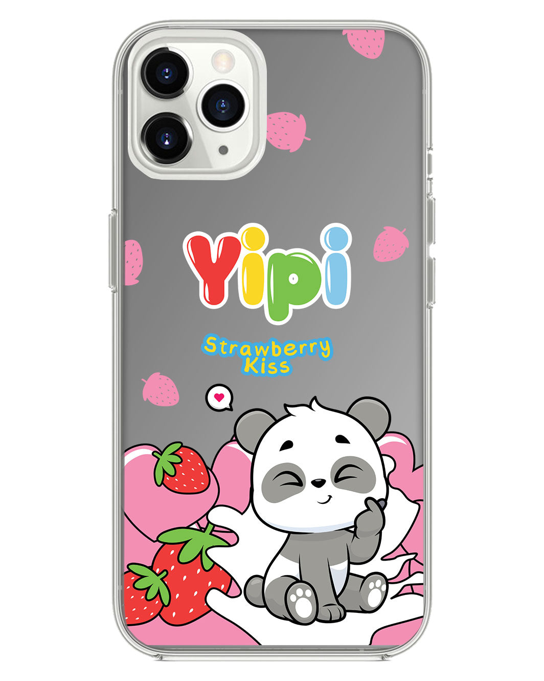 قبضة مرآة iPhone - Yipi Strawberry Kiss