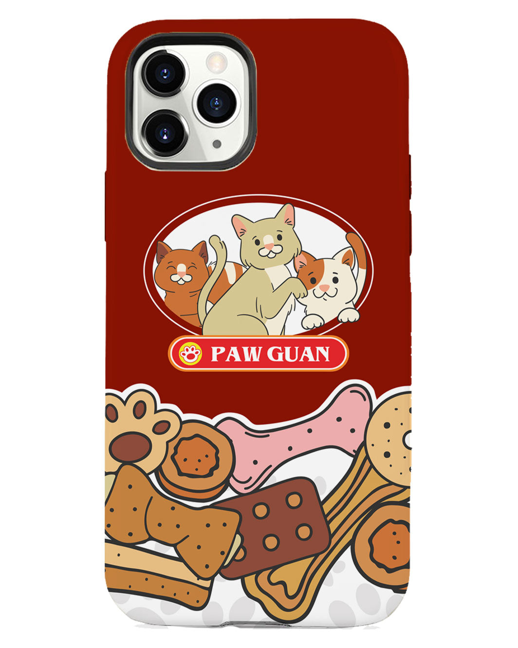 iPhone Rearguard Defender - แมว Pawguan