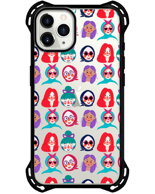 واقي خلفي للآيفون - وجوه حلوة لطيفة