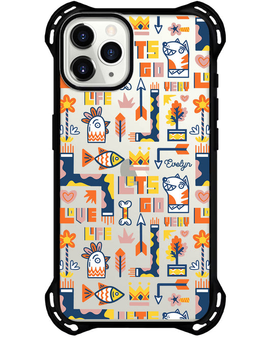 واقي خلفي لجهاز iPhone Ultimate - الحياة بالألوان