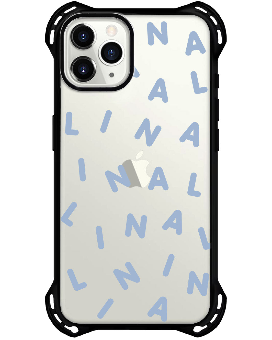 واقي خلفي لجهاز iPhone Ultimate - مونوغرام مخصص 2.0 أزرق