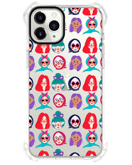 واقي خلفي للآيفون - وجوه حلوة لطيفة