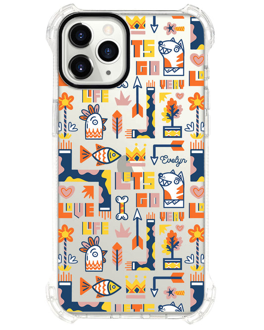 واقي خلفي لجهاز iPhone Ultimate - الحياة بالألوان