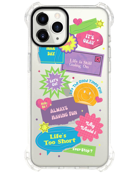 حماية خلفية iPhone Ultimate - الحياة قصيرة جدًا