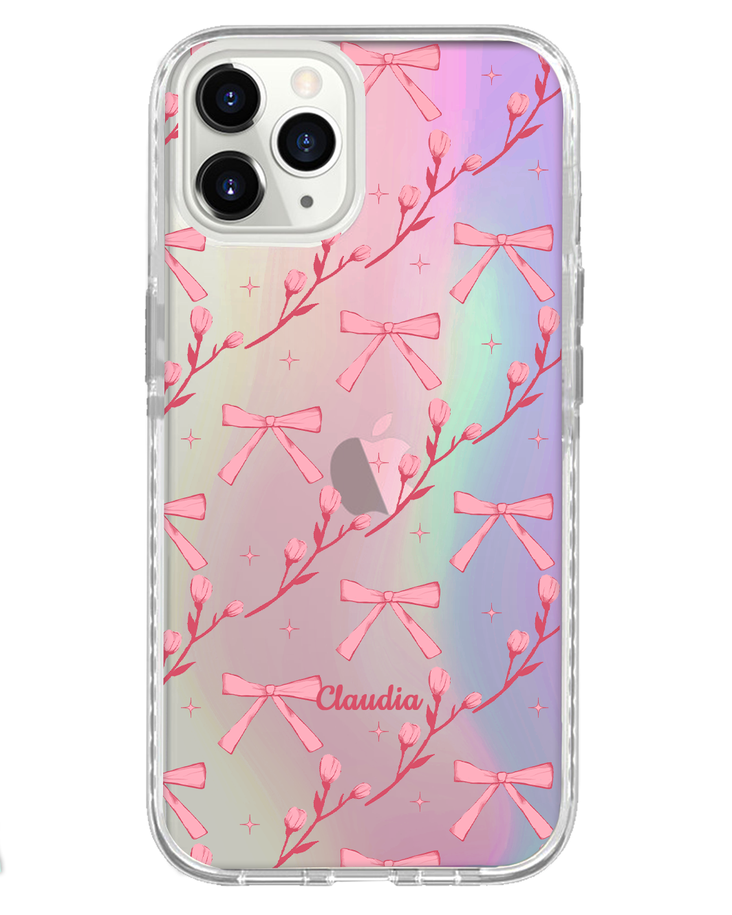 iPhone Rearguard Holo - ลาย Coquette Floral