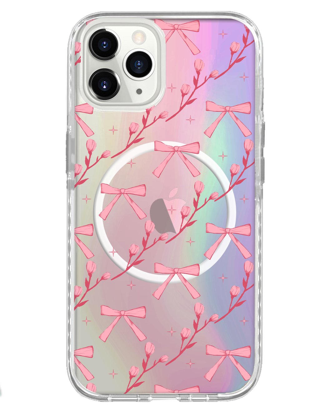 iPhone Rearguard Holo - ลาย Coquette Floral