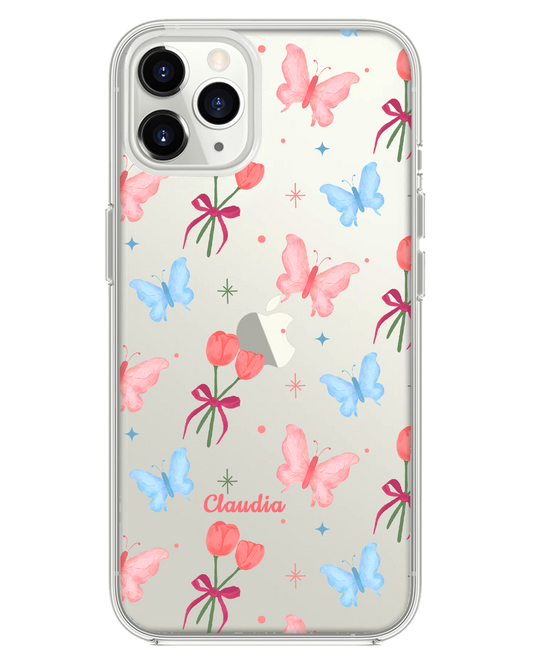 واقي خلفي هجين لهاتف iPhone - Coquette Butterfly