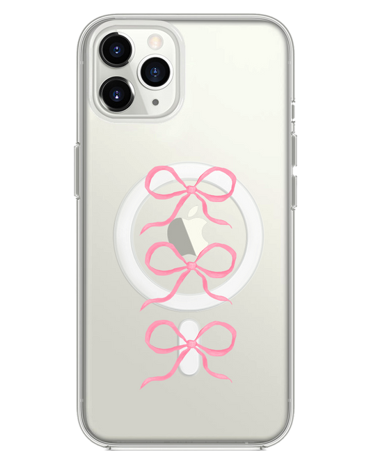 واقي خلفي هجين لهاتف iPhone - Coquette Triple Bow