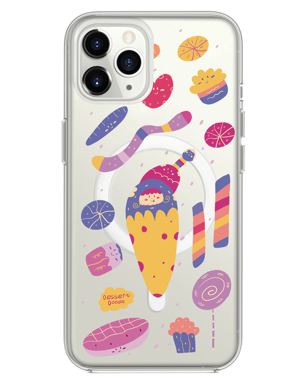 iPhone Rearguard Hybrid - ขนมหวาน Doodle