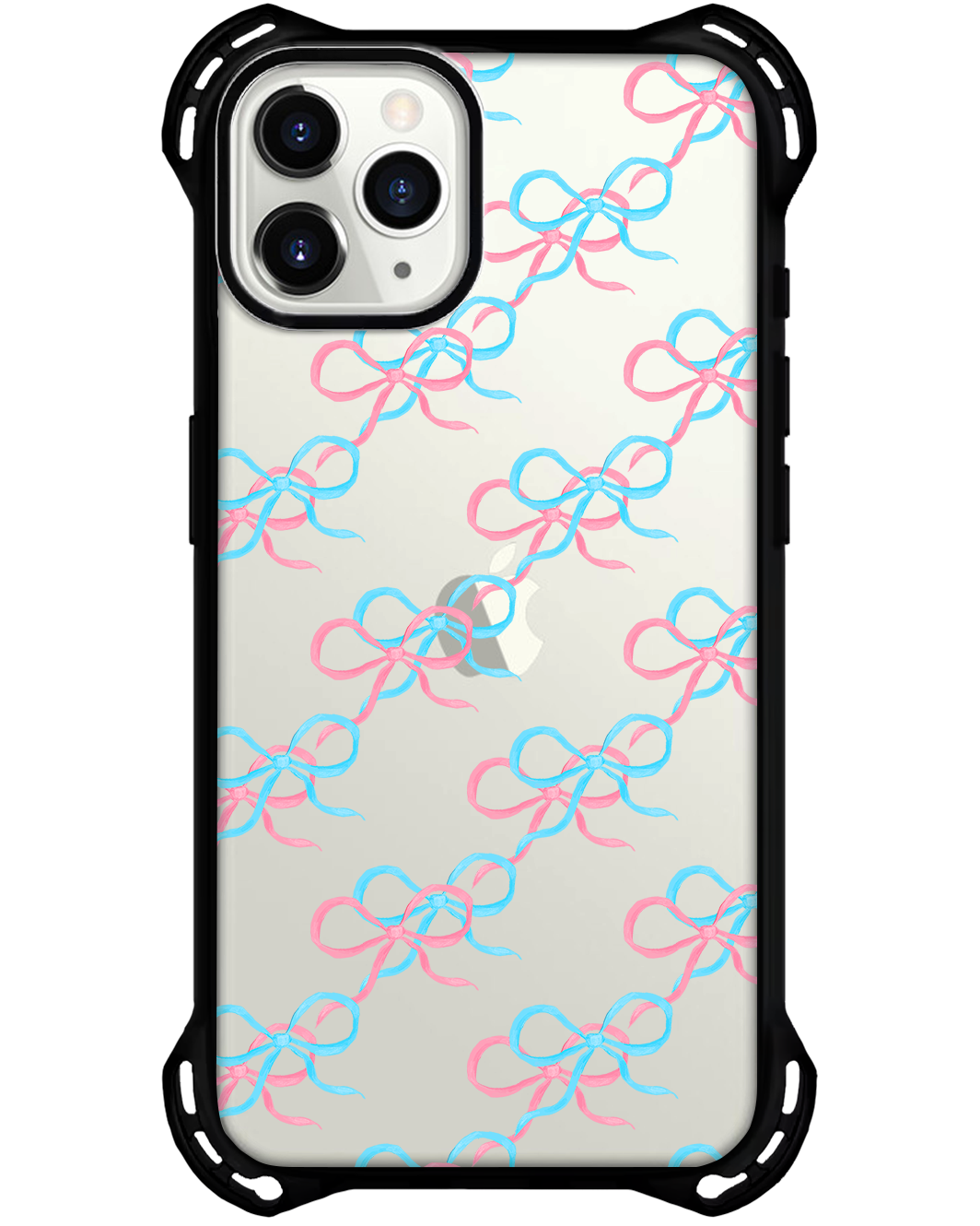 iPhone Rearguard Ultimate - สีชมพู Coquette Pink & Blue Bow