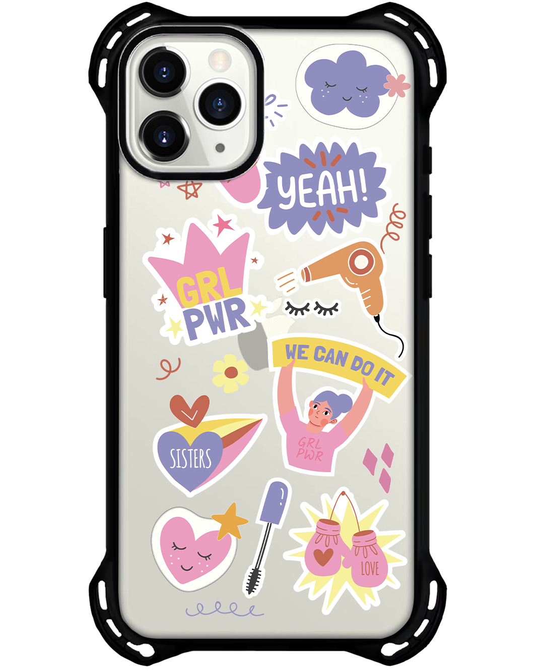 สติ๊กเกอร์แพ็ค Girl Power สำหรับ iPhone Rearguard Ultimate