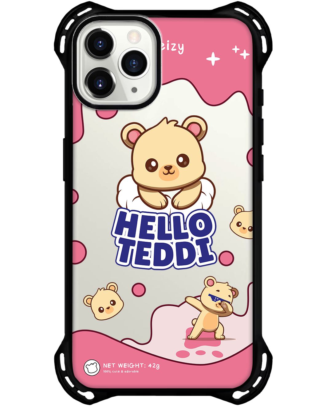 iPhone Rearguard Ultimate - เคสกันกระแทก Hello Teddy 2.0