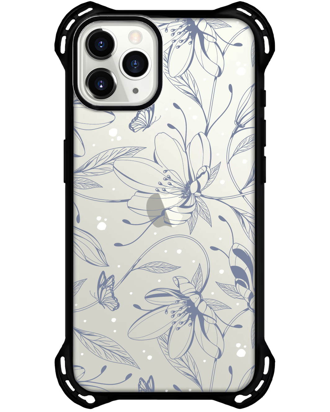 เคส iPhone Rearguard Ultimate - ลาย Sketchy Flower & Butterfly 2.0