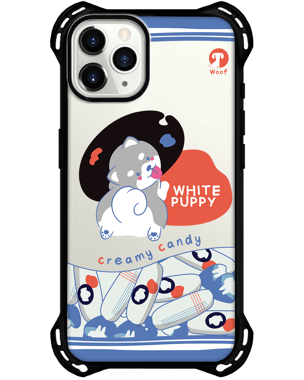 iPhone Rearguard Ultimate - ลูกหมาสีขาว