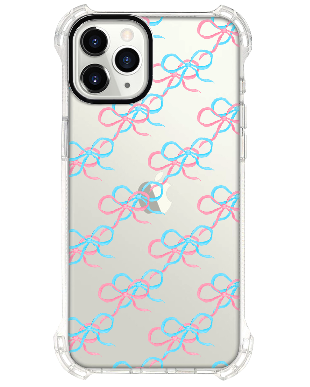 iPhone Rearguard Ultimate - สีชมพู Coquette Pink & Blue Bow