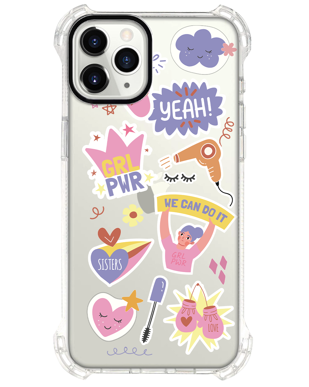 สติ๊กเกอร์แพ็ค Girl Power สำหรับ iPhone Rearguard Ultimate