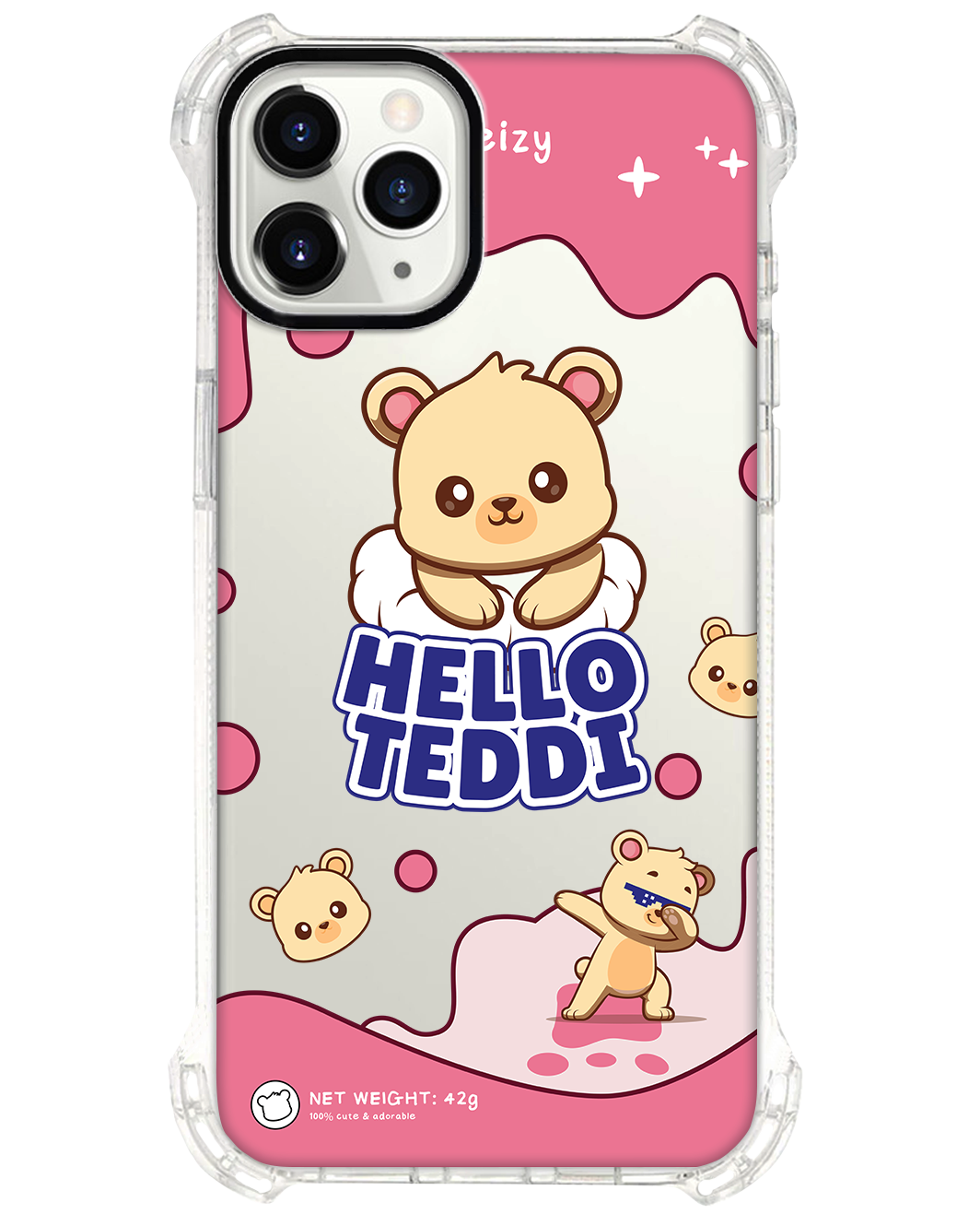 iPhone Rearguard Ultimate - เคสกันกระแทก Hello Teddy 2.0