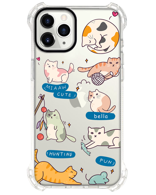 واقي خلفي لجهاز iPhone Ultimate - قطة مرحة 2.0