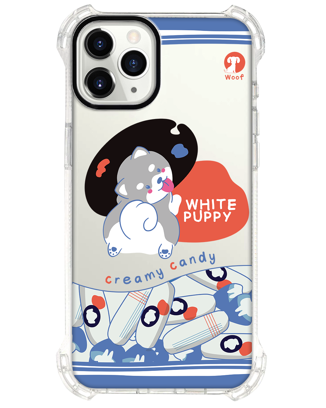 iPhone Rearguard Ultimate - ลูกหมาสีขาว