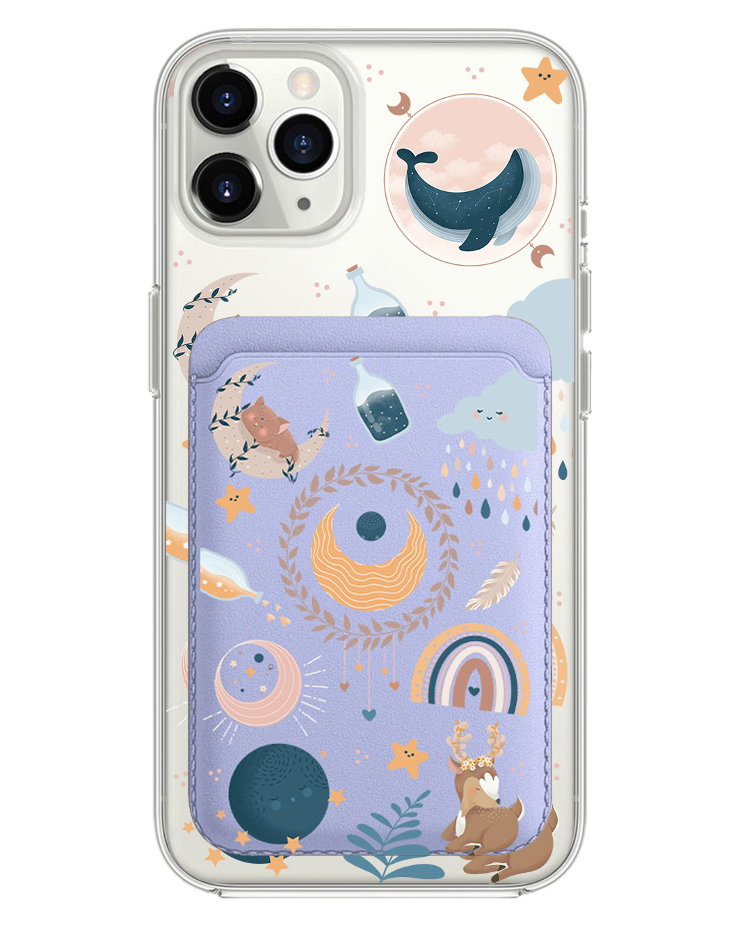 เคส iPhone แบบกระเป๋าสตางค์แม่เหล็ก - โบโฮ