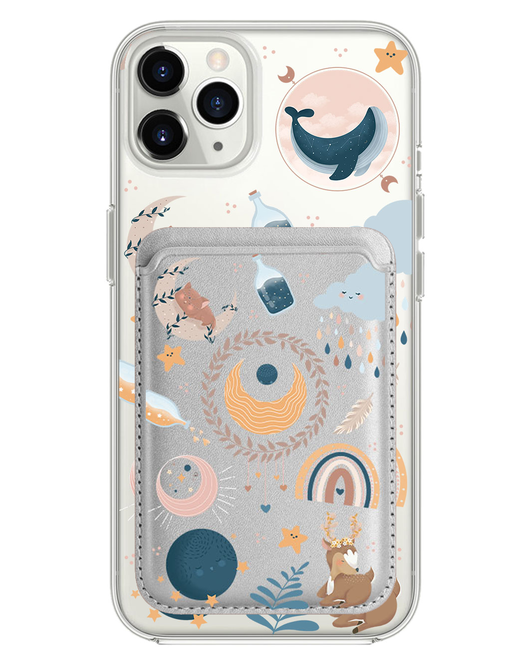 เคส iPhone แบบกระเป๋าสตางค์แม่เหล็ก - โบโฮ