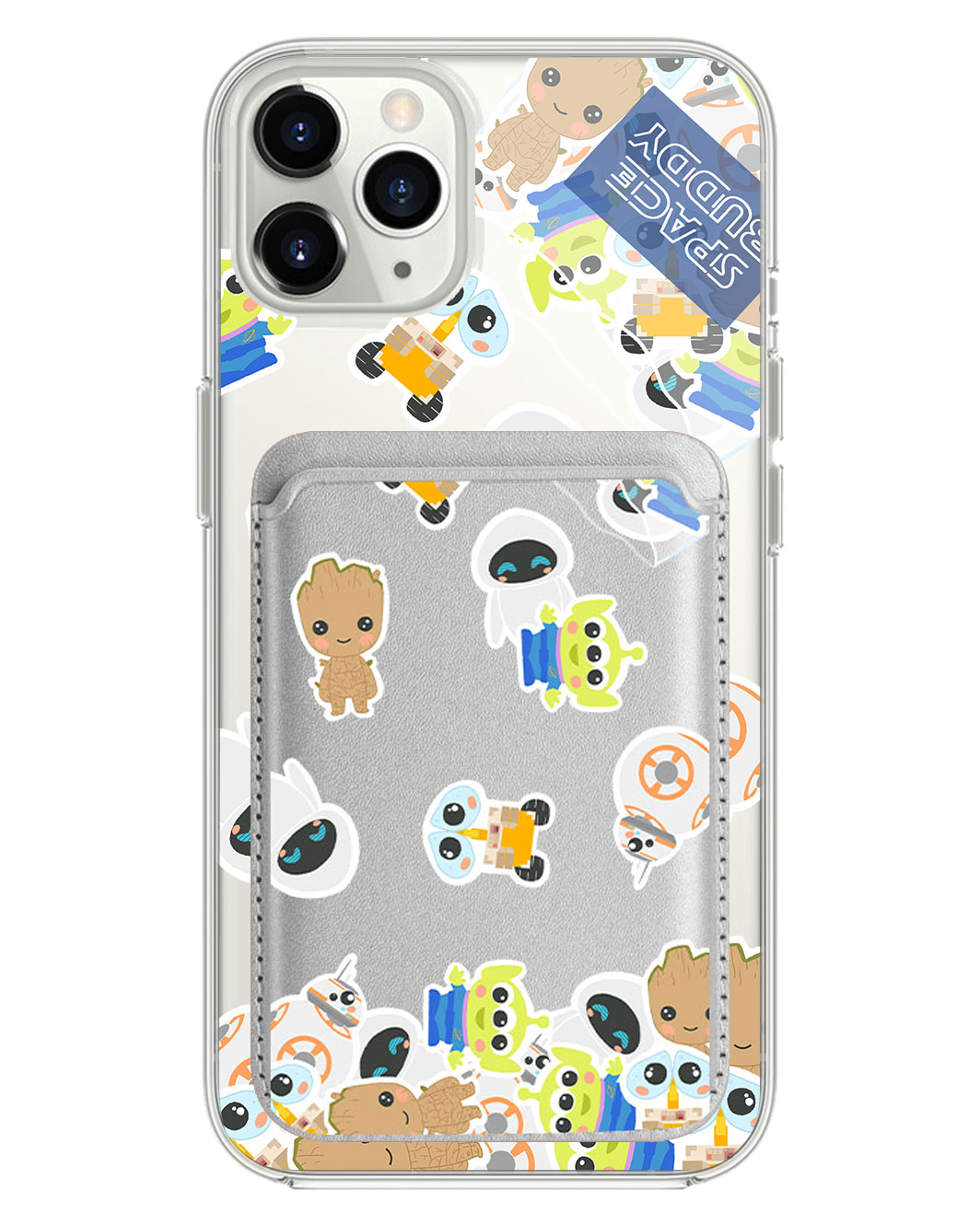 حافظة محفظة مغناطيسية للآيفون - بادي سبيس