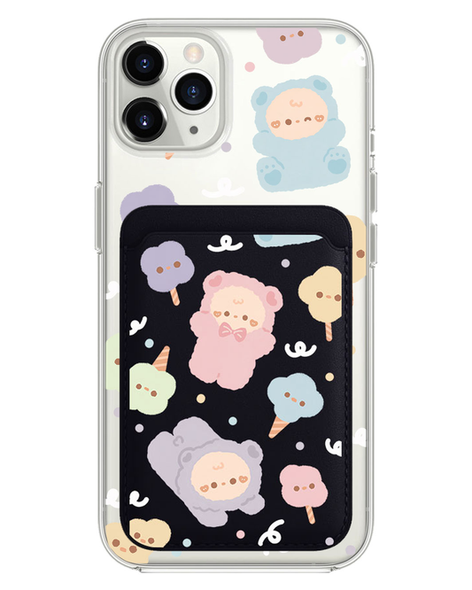 حافظة محفظة مغناطيسية للآيفون - قطن تيدي