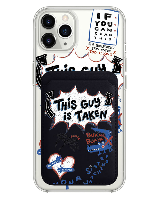 جراب محفظة مغناطيسي لهاتف iPhone - Pelakor Proof (للرجال)