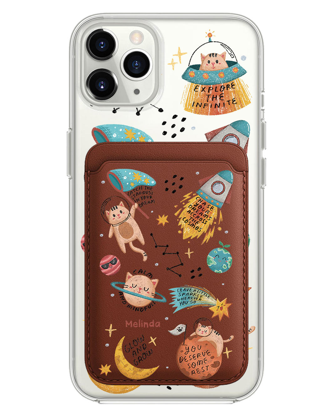 เคส iPhone แบบแม่เหล็ก - ยานอวกาศ