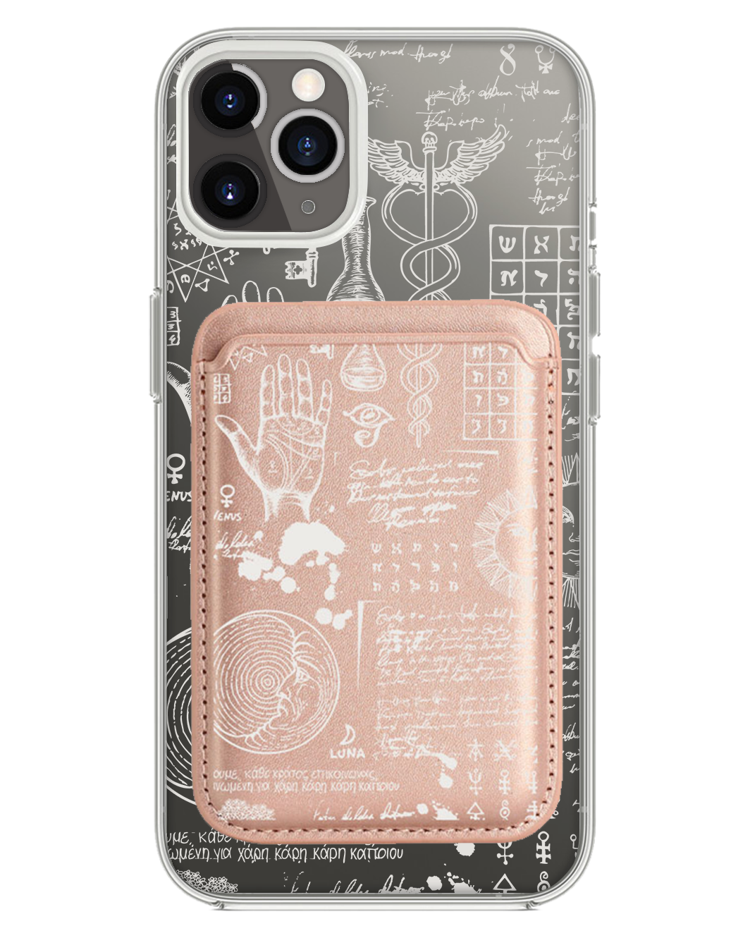 iPhone Magnetic Wallet Case - Alchemy