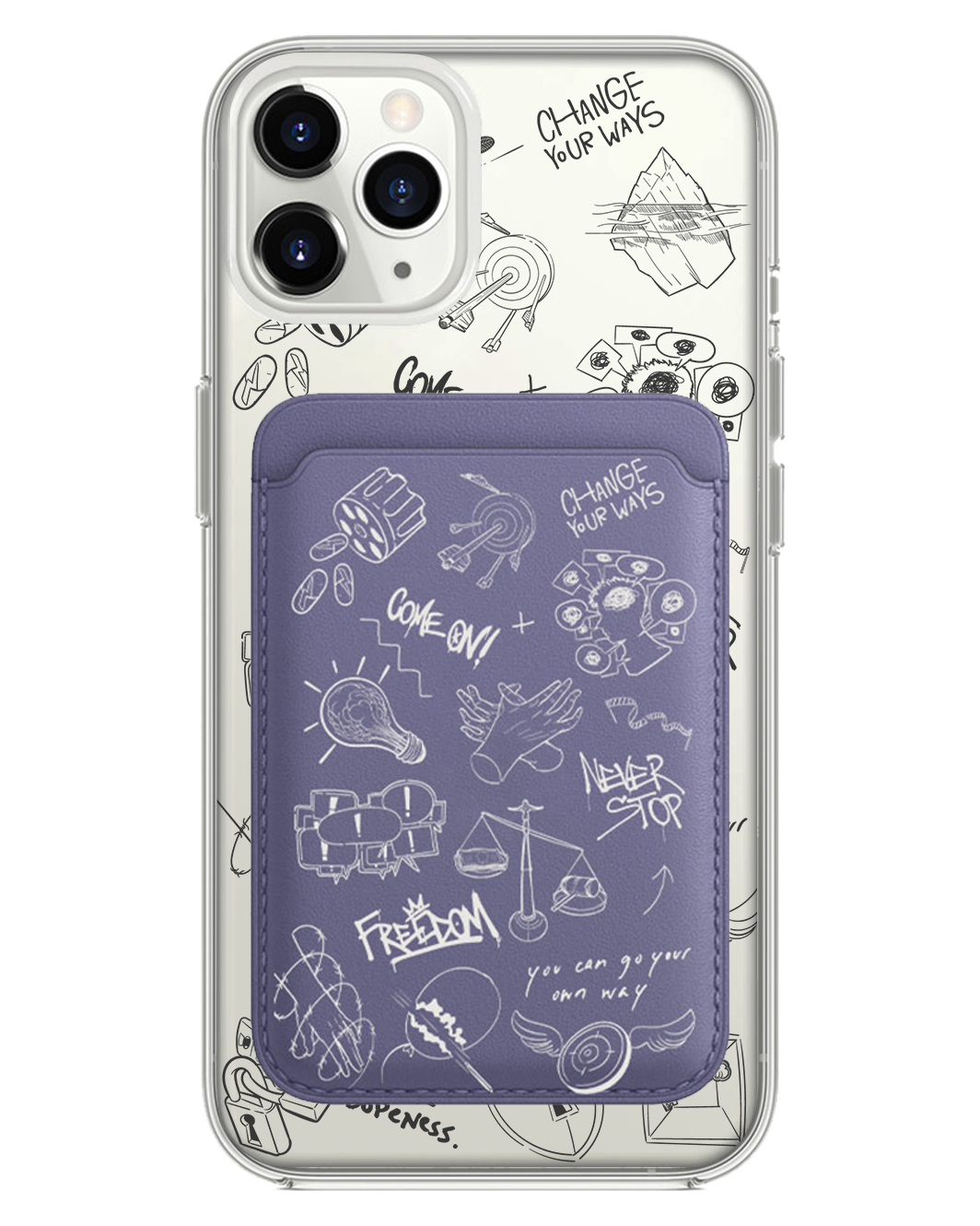 iPhone Magnetic Wallet Case - Freedom