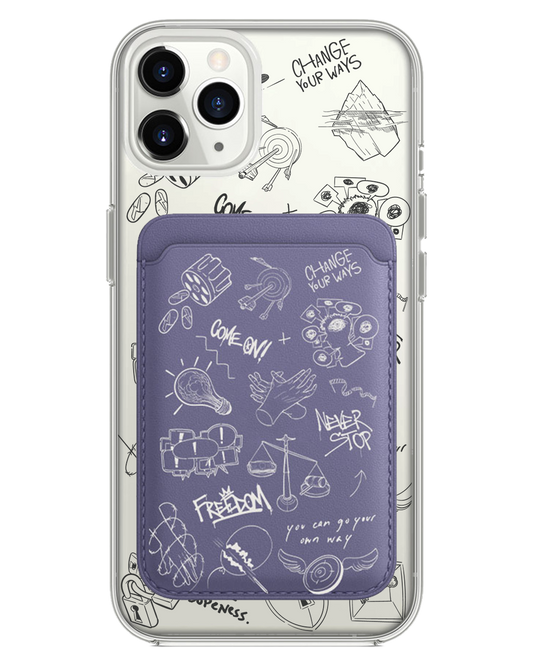 iPhone Magnetic Wallet Case - Freedom
