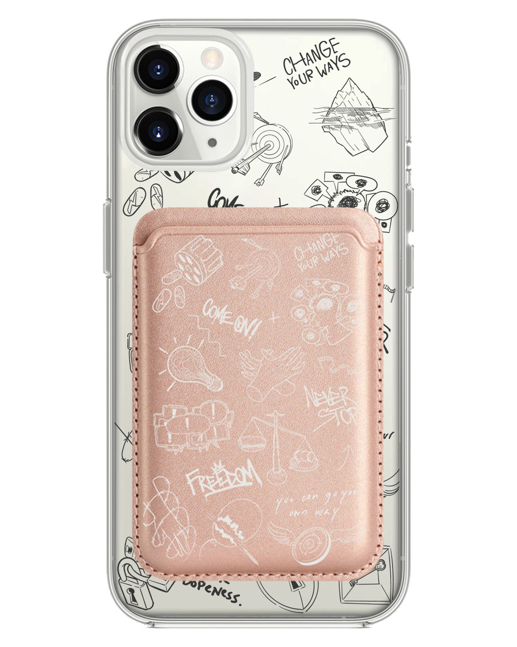 iPhone Magnetic Wallet Case - Freedom