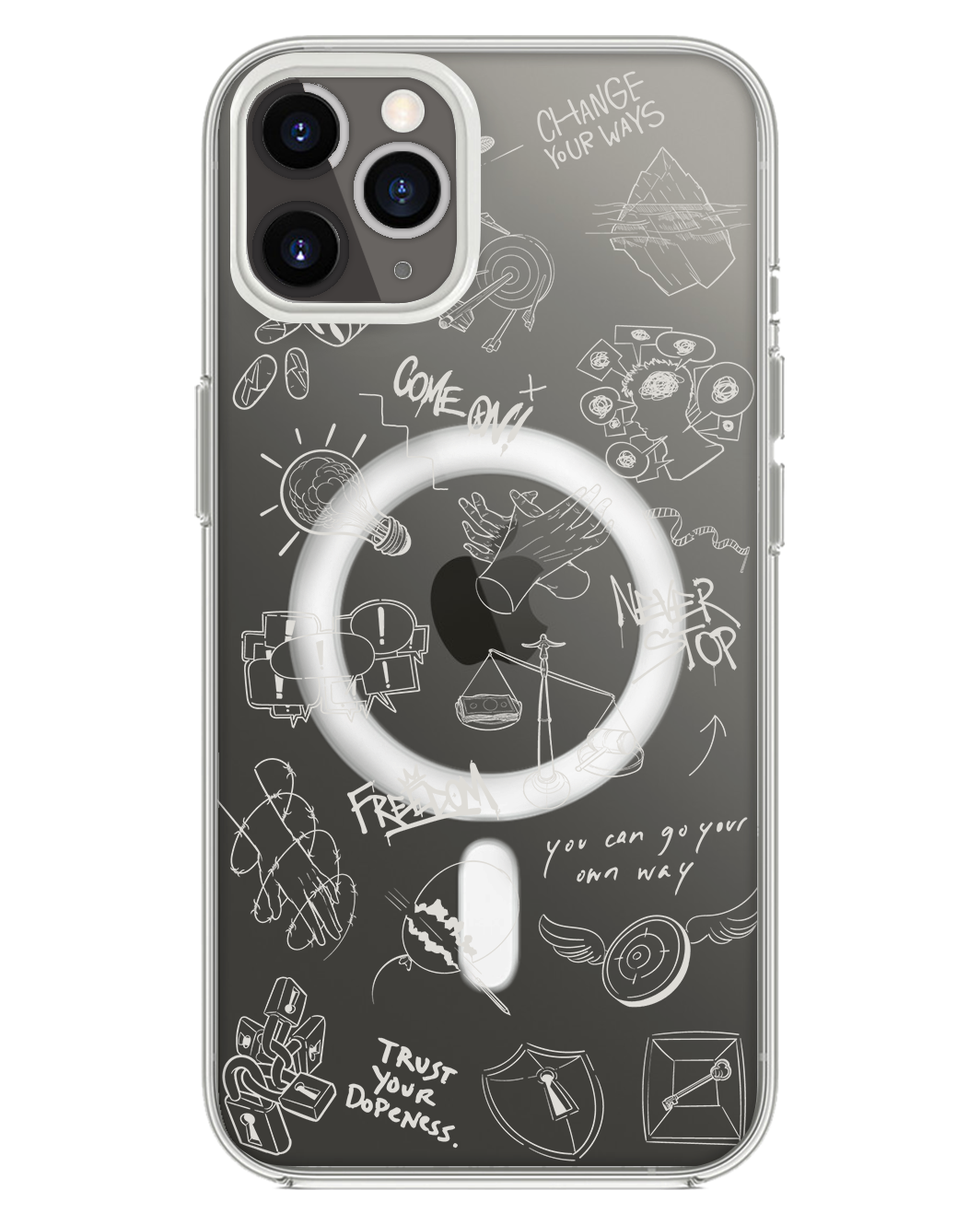 iPhone Rearguard Hybrid - สีขาว Freedom White