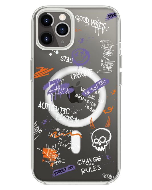 واقي خلفي هجين للآيفون - جرافيتي