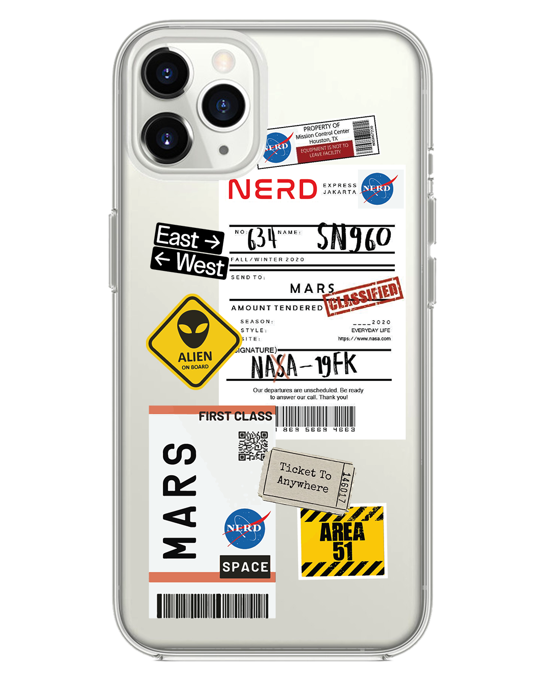 iPhone Rearguard Hybrid - Ticket to Mars