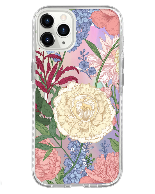 غطاء حماية خلفي للآيفون - يوليو دلفينيوم