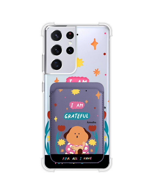 Android Magnetic Wallet Case - Kiku And The Cat
