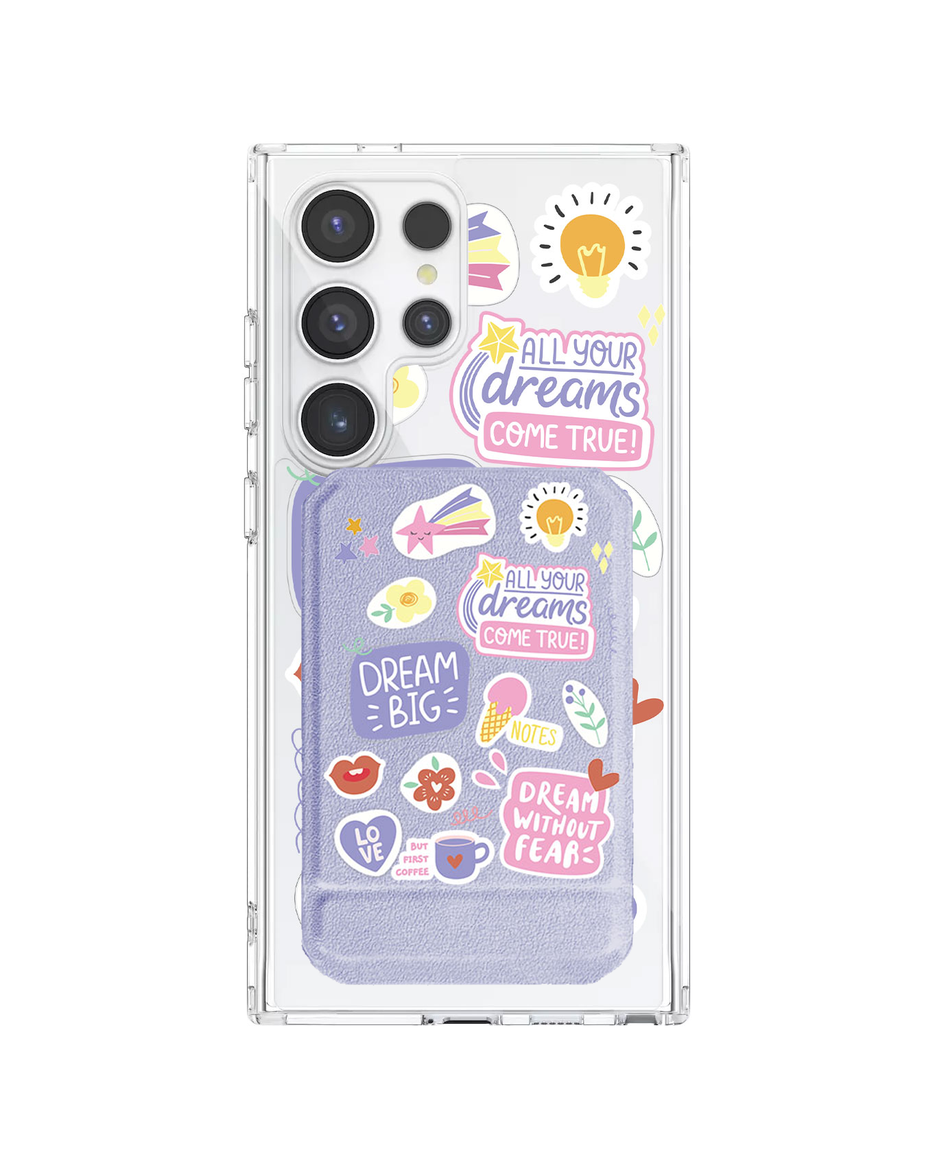 Android Magnetic Multifold Wallet - Dream Sticker Pack