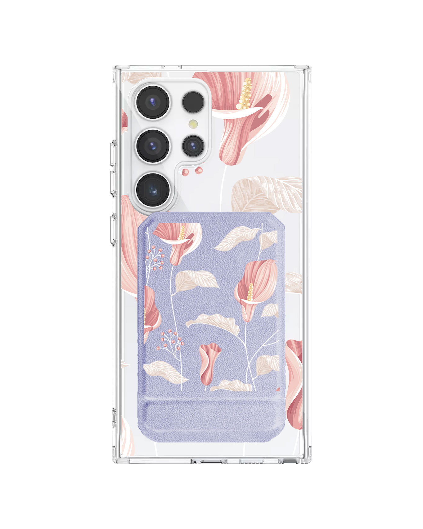 Android Magnetic Multifold Wallet - Easter Lily