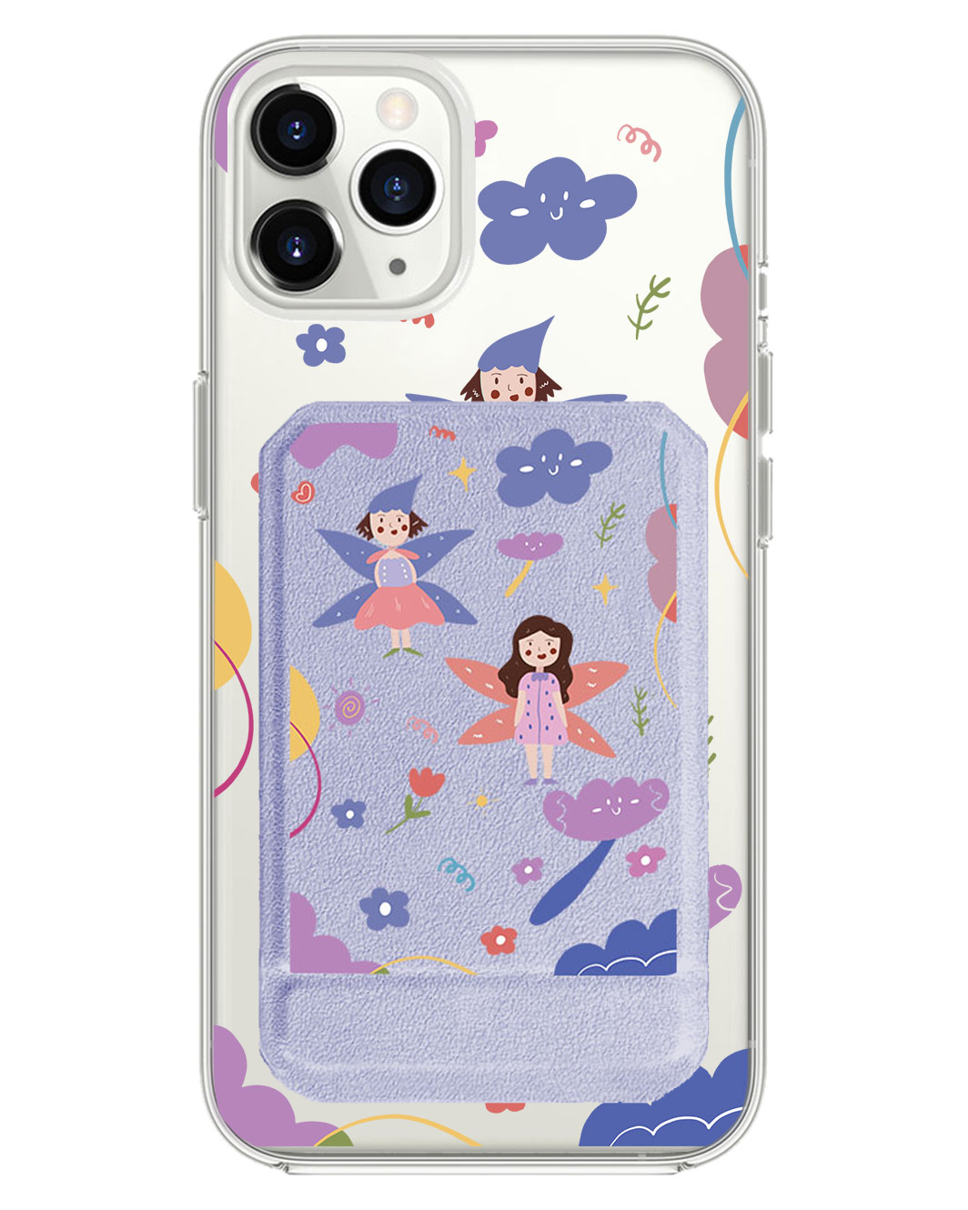 iPhone Magnetic Multifold Wallet - Fairy Pattern