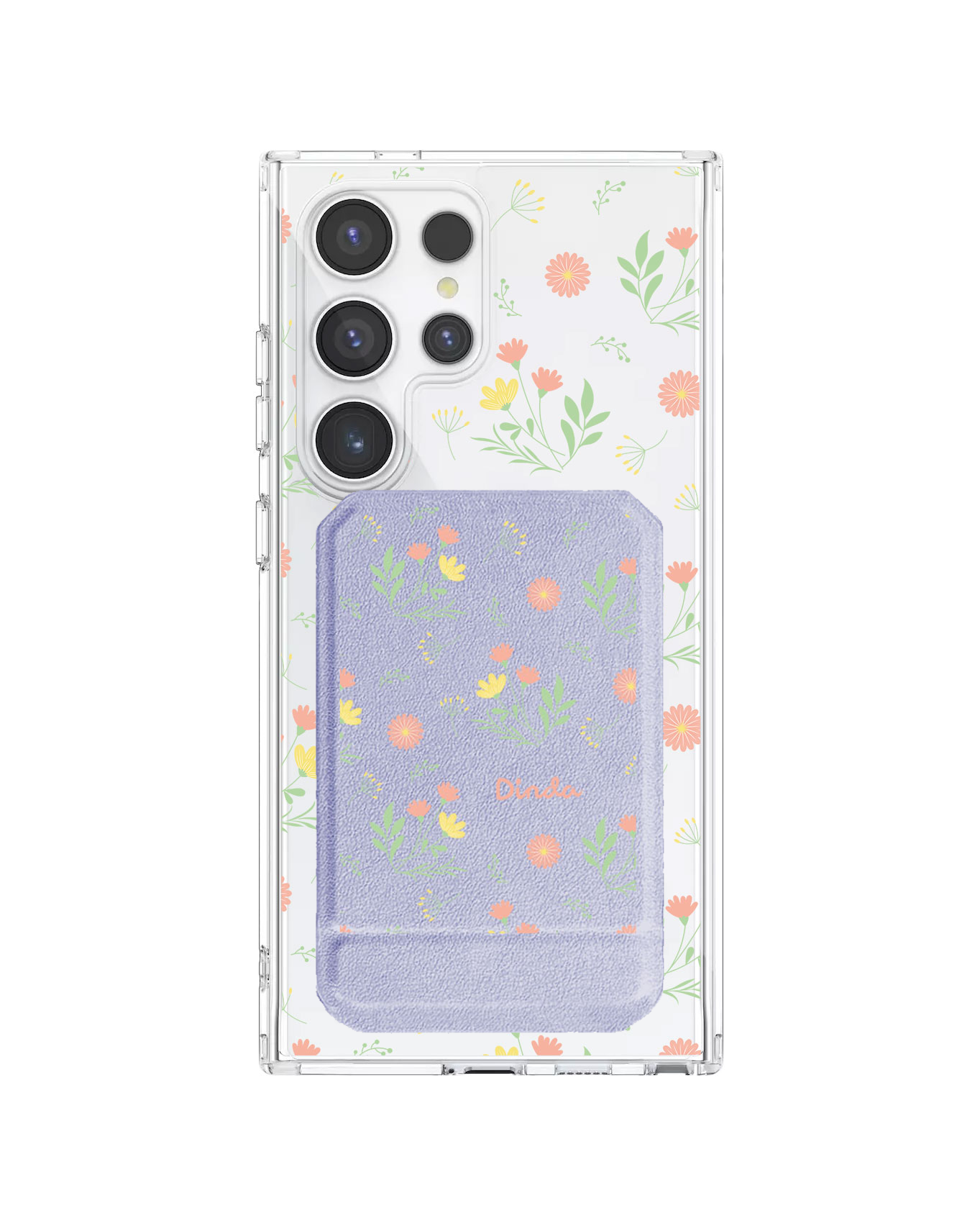Android Magnetic Multifold Wallet - Dandelion