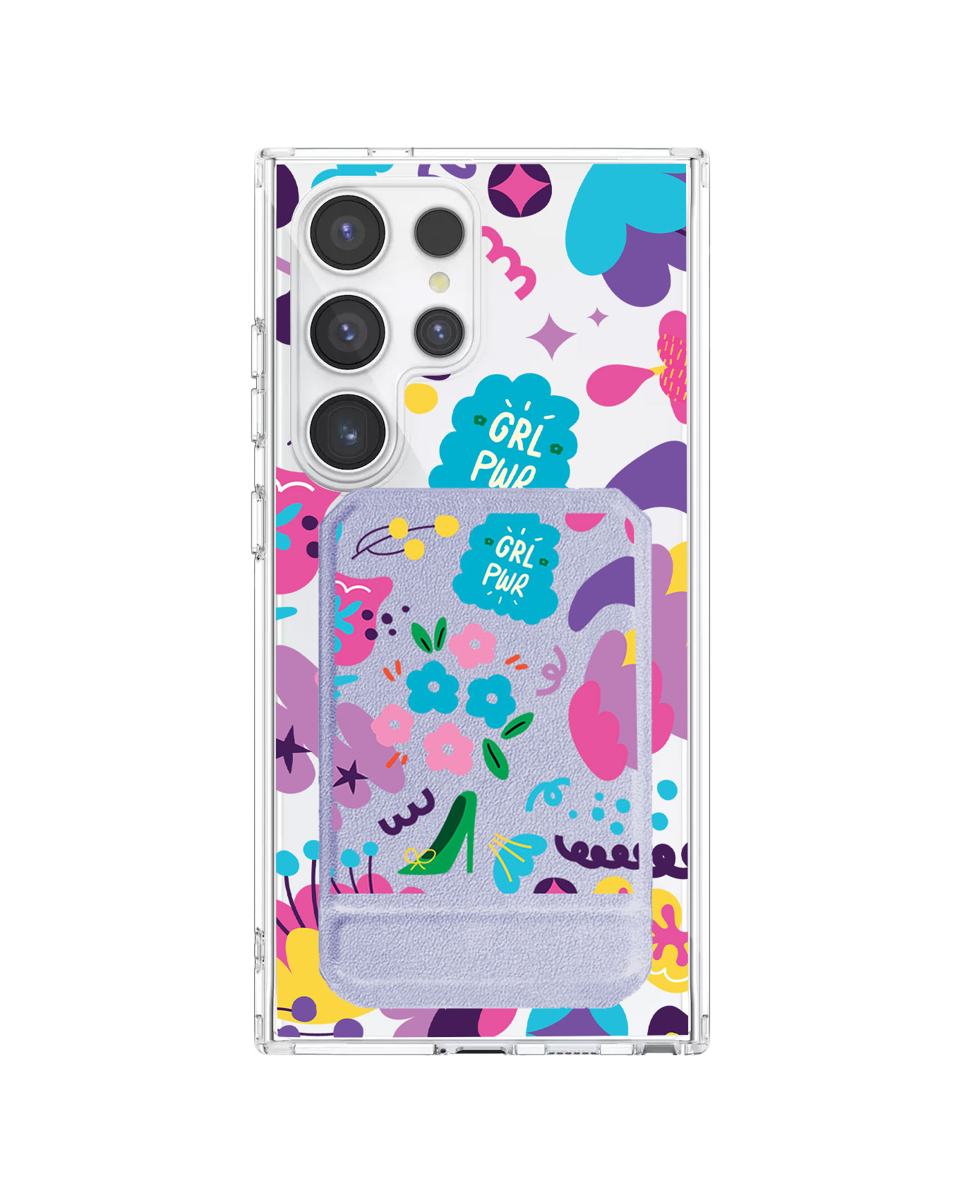 Android Magnetic Multifold Wallet - Girl Power 1.0