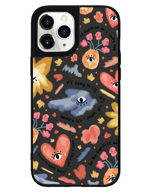 قبضة جلدية للآيفون - عشاق التجريد