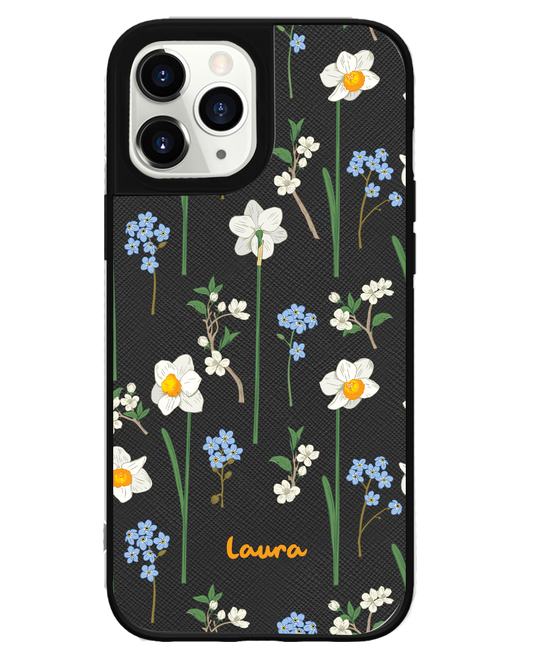 iPhone Leather Grip - December Narcissus