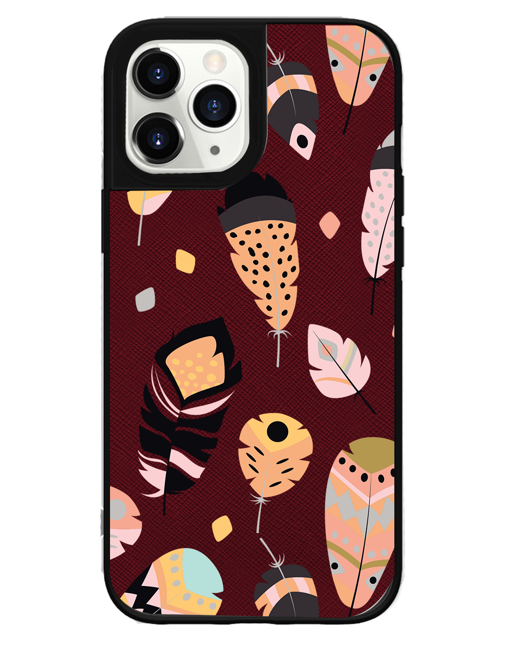 ที่จับหนังสำหรับ iPhone - ขนนก