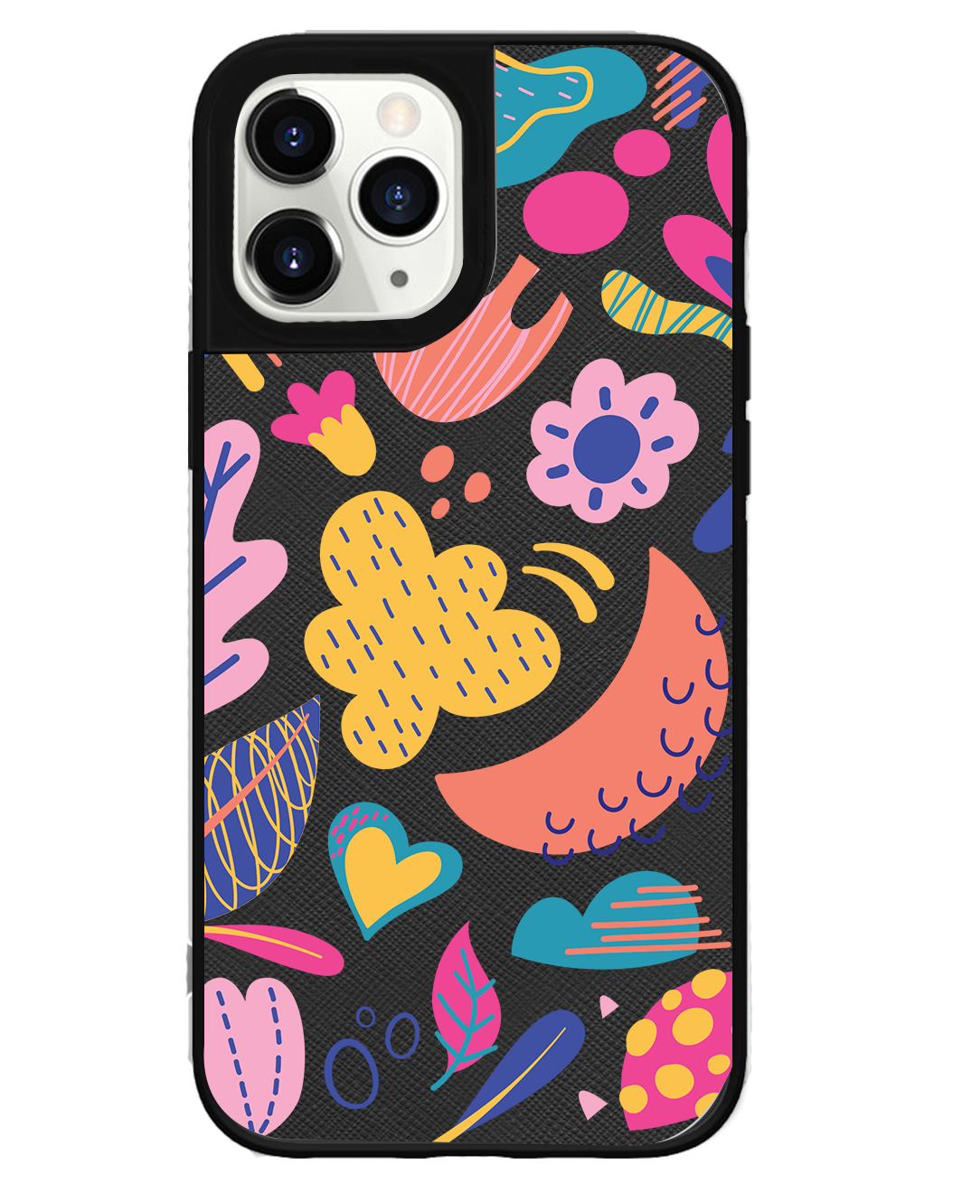 ที่จับหนังสำหรับ iPhone - ลายดอกไม้